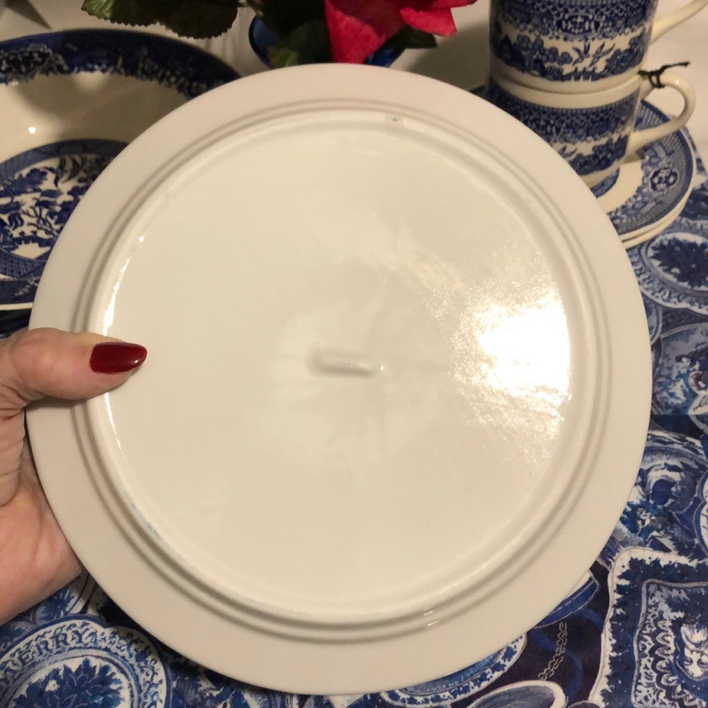 Vintage Blue Willow Appetiser Plates - Picture 5 of 5